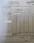Bulletin d'émission des droits d'enregistrement